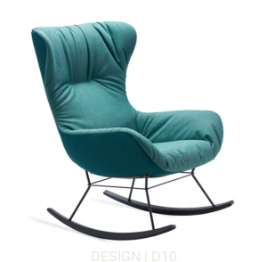 Leya Rocking Wingback Chair Freifrau 