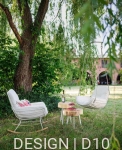 Leyasol Rocking Wingback Chair Freifrau INDOOR/OUTDOOR