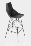 Faz bar stool na metalowej podstawie Vondom