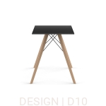 Faz stół na drewnianej podstawie 60x60x74 cm Vondom