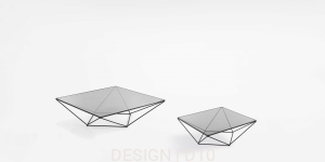 Avet stolik Prostoria 90 x 90 x 33 cm 