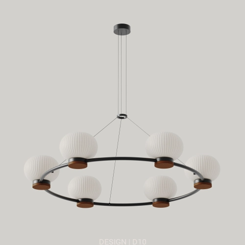 [C1353-6-ORO-TORN] IRZO PENDANT LAMP 6 (AGED GOLD, NO LEATHER- YES SCREWS).jpg