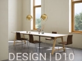7-3110A702130213 T11 220x95xH74 cm white laminate oak whitepigm. matt lacquer_7-3120A70213 two extension leaves_Mood 4-legs Kvadrat Re-Wool 0378 chrome legs_1.jpg