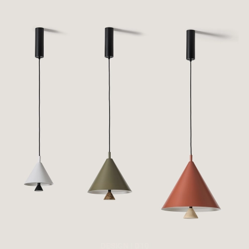[C1341-NEG-40-VER] MARG PENDANT LAMP (GREEN, BLACK TEXTURED MATTE, 40).jpg