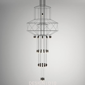 Wireflow Chandelier 0375 lampa wisząca Vibia