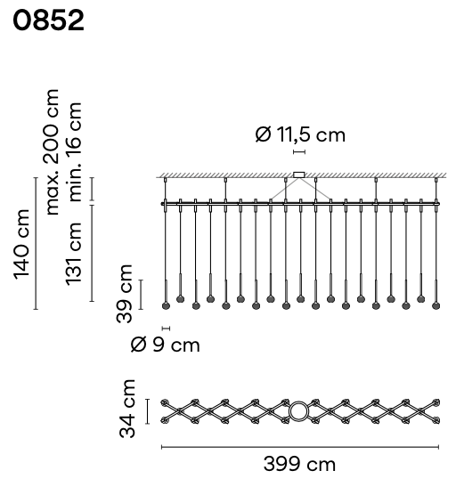 Algorithm Grid 0850 / 0852 lampa wisząca Vibia - Lampy wiszące - DESIGN ...
